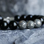 Burmese Black Jade Nascor Bracelet I (10mm) - Image 3
