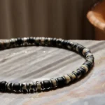 Dalmatian Jasper - Black Bracelet II (4mm) - Image 3