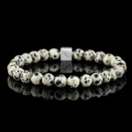 Dalmatian Jasper Bracelet I (8mm) - Image 3