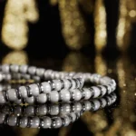 Hematite - Ivory Bracelet XIX (4mm) - Image 2