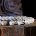 Rainbow White Moonstone Bracelet II (6mm) - Image 2