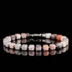 Pink Botswana Agate Bracelet I (6mm) - Image 2
