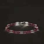 Red Garnet Bracelet XII (2mm)
