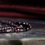 Red Garnet Bracelet XII (2mm) - Image 3