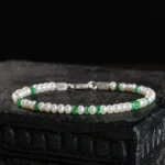 Tsavorite - Pearl Bracelet III (3-4mm) - Image 2