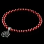 Vermillion Bird Bracelet (6mm)