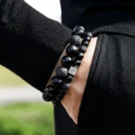 Black Mixed Bracelet I (12mm) - Image 2