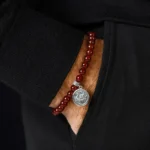 Vermillion Bird Bracelet (6mm) - Image 2