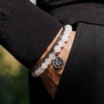 Silver - Hematite Bracelet V (3mm) - Image 2