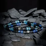 Dark Hematite Blue Bracelet I (6mm) - Image 3