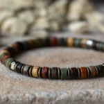 Multicolor Picasso Jasper Bracelet IV (6mm) - Image 3
