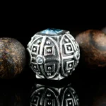 Paladin Swiss Blue Topaz - Matte Bronzite Bracelet I (6mm) - Image 3