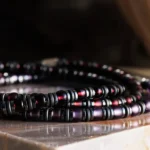 Hematite - Matte Wine Red Bracelet XXIII (4mm) - Image 3
