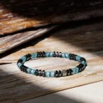 Dark Hematite Blue Bracelet I (6mm) - Image 5